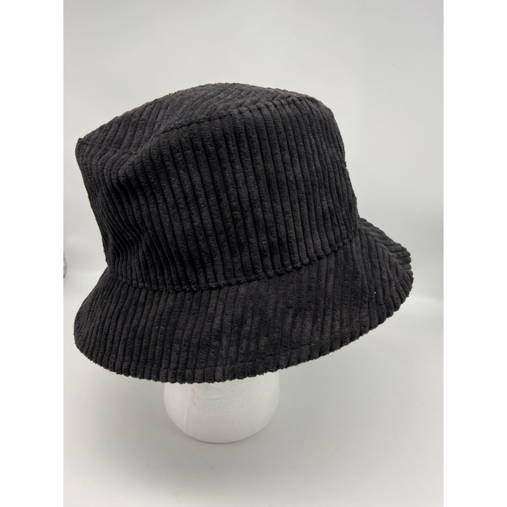 Treasure & Bond Bucket Hat Womens‎ Black Corduroy One Size